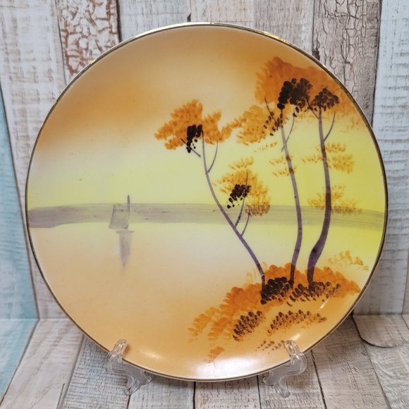 Set of 3 Vintage Meito China Hand Painted 6 Inch Plates Made in Japan - Picture 2 of 9